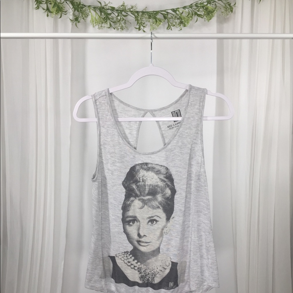 Gray Audrey Hepburn Tank